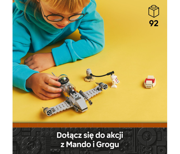 LEGO Star Wars 75410 Myśliwiec N-1 Mando i Grogu - 1284138 - zdjęcie 4